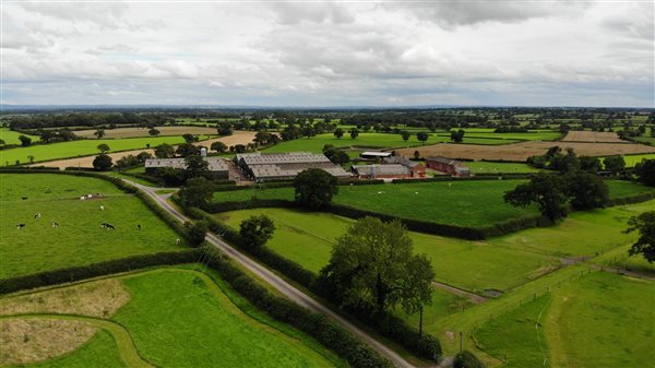 Birds Eye View from the Lodge